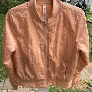 Lululemon Non-Stop Bomber Jacket - Salmon - Size 8